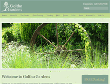 Tablet Screenshot of golthogardens.com